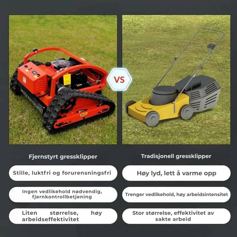 Gressklipper med fjernkontroll