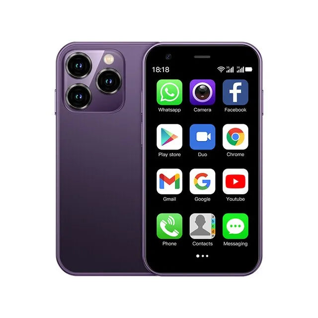 Mini-smarttelefon | For unge og gamle (+GRATIS ETUI)